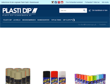 Tablet Screenshot of plastidip.no